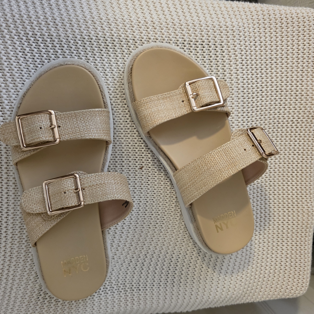 Tan Women's Flats by AN NY